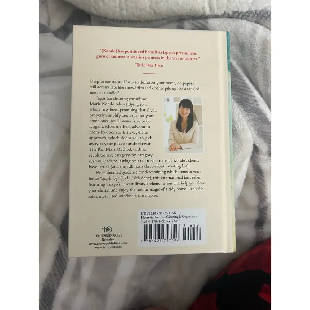 Hardback book:  the life-changing magic of tidying up Marie Kondo